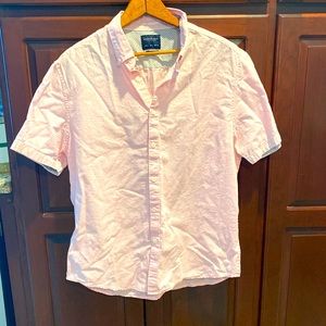 Cactus Man Short Sleeve Button Down Shirt